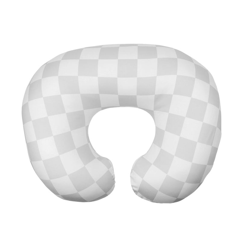 wirein Nursing Pillow Cover, Soft Stretchy Removable Slipcover for Breastfeeding Pillows,Comfortable Nursing Pillow Case for Infant Baby Boys Girls Newborn,Gray - Image 1